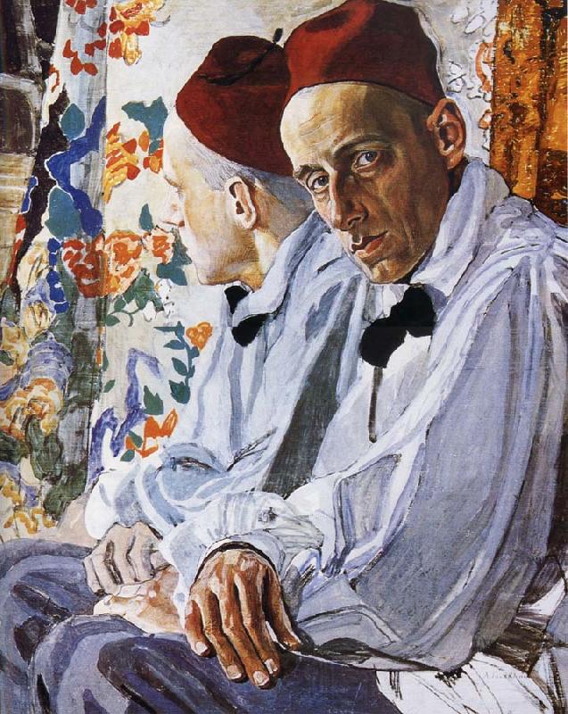Alexander Yakovlevich GOLOVIN The Portrait of Actor Spain oil painting art